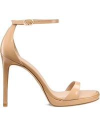 Stuart Weitzman - Platform Ankle-Strap Sandals - Lyst