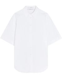 Another Tomorrow - Short-Sleeve Button-Down Shirt - Lyst