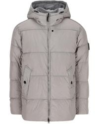 Stone Island - Logo Nylon Blouson Jacket - Lyst