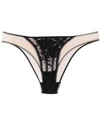 Wolford - Semi-sheer Laced Briefs - Lyst