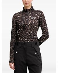 EA7 - Top Leopardato - Lyst