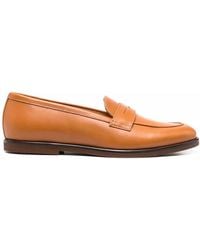 SCAROSSO - Monica Leather Loafers - Lyst