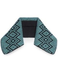 Dries Van Noten - Jacquard Wool Collar - Lyst