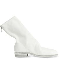 Guidi - Zipped Leather Ankle Boots - Lyst