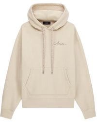 Amiri - Ma Quad Logo-Embroidered Hoodie - Lyst