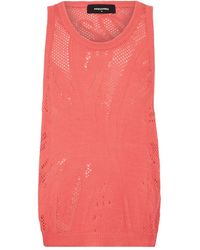 DSquared² - Knit Tank Top - Lyst