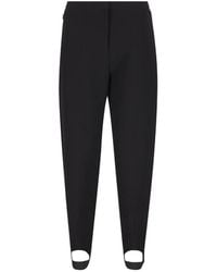 Loewe - Stirrup-Hem Calf-Leather-Pocket Trousers - Lyst