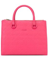 Liu Jo - Logo-Embossed Tote Bag - Lyst