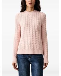 Barbour - Ashdown Cable-Knit Embroidered-Logo Sweater - Lyst