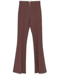 Elisabetta Franchi - ジップアップ フレアパンツ - Lyst