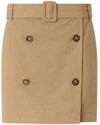 Pinko - Minifalda Con Botones Y Cinturón - Lyst
