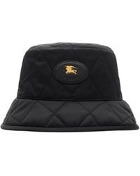 Burberry - Quilted Horseshoe Bucket Hat - Lyst
