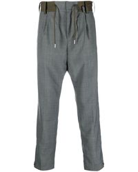 Sacai - Drawstring Tailored Trousers - Lyst