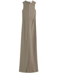 Ami Paris - Robe Longue Droite - Lyst