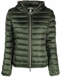 Save The Duck - Padded Zip-Up Hooded Jacket - Lyst