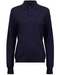 Maison Margiela - Wool Polo Jumper - Lyst