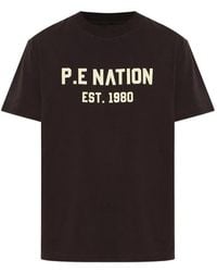 P.E Nation - Infinity Relaxed Logo-Print T-Shirt - Lyst