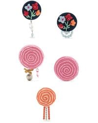 Amir Slama - 3 Pair Earring Set - Lyst