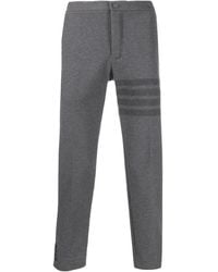 Thom Browne - 4-Bar Slim-Fit Tonal Trousers - Lyst