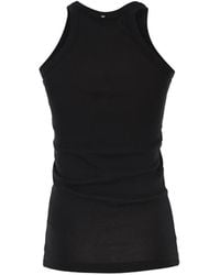 Sportmax - Ribbed-Knit Racerback Tank Top - Lyst