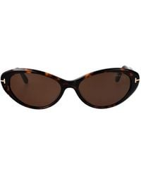 Tom Ford - Lunettes De Soleil Celina-02 À Monture Papillon - Lyst
