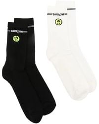 Barrow - Logo-Print Socks (Set Of Two) - Lyst