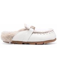 Mou - Slippers Con Logo - Lyst