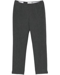 Peserico - Split-Hem Cropped Trousers - Lyst