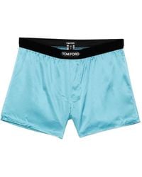 Tom Ford - Logo-Patch Boxer Shorts - Lyst