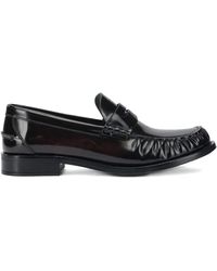 Prada - Logo-Debossed Loafers - Lyst