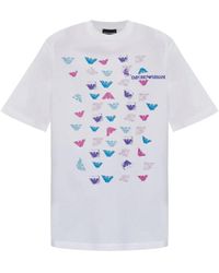 Emporio Armani - プリント Tシャツ - Lyst