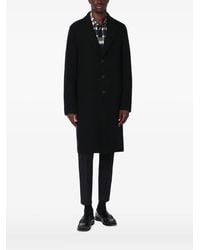 Harris Wharf London - Manteau En Laine Vierge À Simple Boutonnage - Lyst