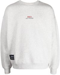 Izzue - Fleece-Sweatshirt mit Patch-Detail - Lyst