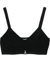 Patrizia Pepe - ラインストーン ニットトップ - Lyst