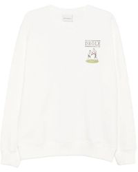 Drole de Monsieur - Drôle Boxers Graphic-Print Sweatshirt - Lyst