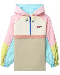 A Bathing Ape - Colour-Block Half-Zip Hoodie - Lyst