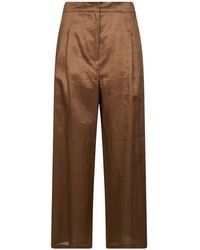 Max Mara - Pleat-Detail Trousers - Lyst