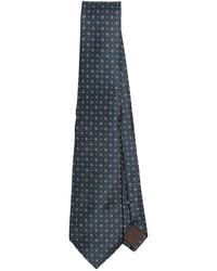 Canali - Zijden Stropdas Met Geometrisch Patroon - Lyst