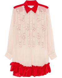 Comme des Garçons - Raffled Long-Sleeves Blouses - Lyst