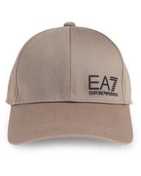 EA7 - Train Core Id Logo-Print Cotton Baseball Cap - Lyst