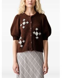 Munthe - Vocca Vest Met Pofmouwen - Lyst
