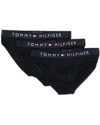 Tommy Hilfiger - Logo-Print Briefs (Pack Of Three) - Lyst