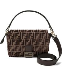 Fendi - Mamma Baguette Shopper Met Patroon - Lyst