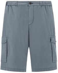 Paul & Shark - Short En Coton À Poches Cargo - Lyst