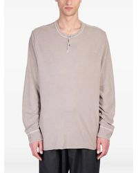 James Perse - Cotton Henley T-Shirt - Lyst