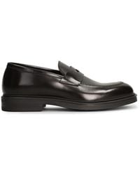 Green George - Leather Penny Loafers - Lyst