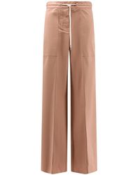 Semicouture - Pantalon Droit À Poches À Rabat - Lyst