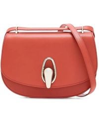 Giorgio Armani - Leather Twist-Lock Shoulder Bag - Lyst
