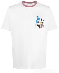 Paul Smith - Logo-print Cotton T-shirt - Lyst