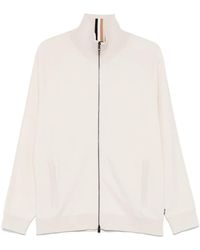 BOSS - ジップアップ カーディガン - Lyst
